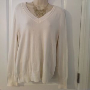 Cream sweater